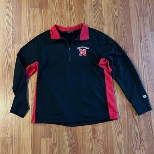 Nebraska Colosseum Pullover, Size Large
